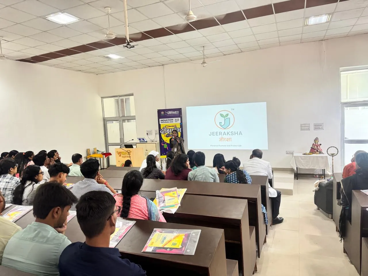 Session at Subharti University